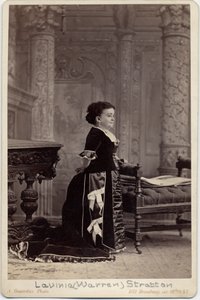 Mercy Lavinia Warren Bump Stratton, pseudónimo: Mrs Tom Thumb (1841-1919), artista, enana, esposa de Charles Sherwood Stratton, pseudónimo: General Tom Thumb (1838-83) de American Photographer